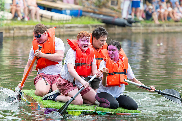 BFP Fancy Dress & Raft Decorating Judging: Needham Lake, Needham MarketNeedham Lake Raft Race 2025. Picture by Mark Westley