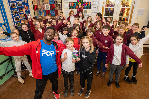 SFP Tudor Primary School, Tudor Road Sudbury. Pupils have a sing