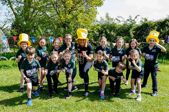 School children at Wortham Primary school are running a mini mar