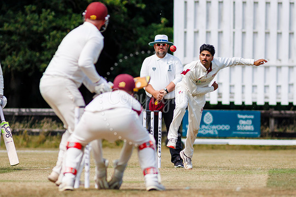 Cricket action from the Old Buckenham vs Brooke