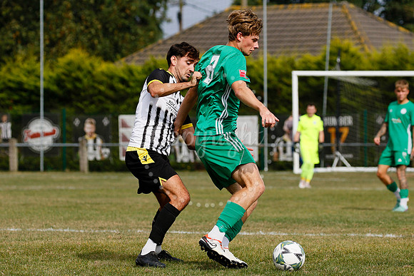 Football acton from Harleston Town vs  Biggleswade Town