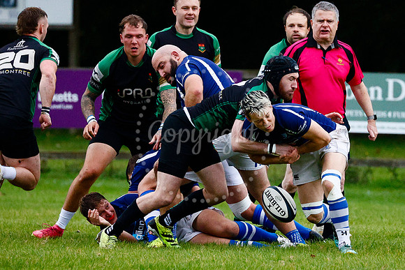 Rugby action from Diss vs Newmarket