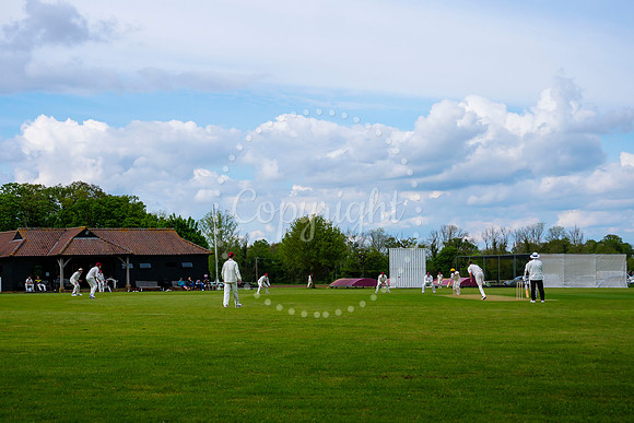 Cricket action from Garboldisham vs Downham Stow in their first