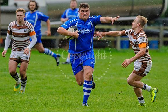 Rugby action from Diss v Southend Saxons in London 1 North.