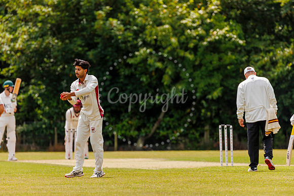 Cricket action from Old Buckenham v Norwich