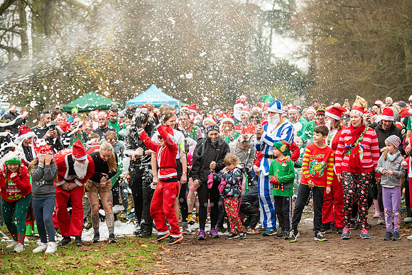 Nowton Park, Bury St EdmundsBrave Futures Snow Dash - a festive