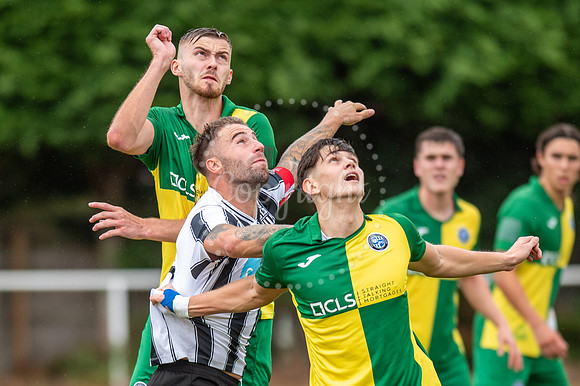 Long Melford v Hullbridge Sports in the FA Vase. Picture by Mark