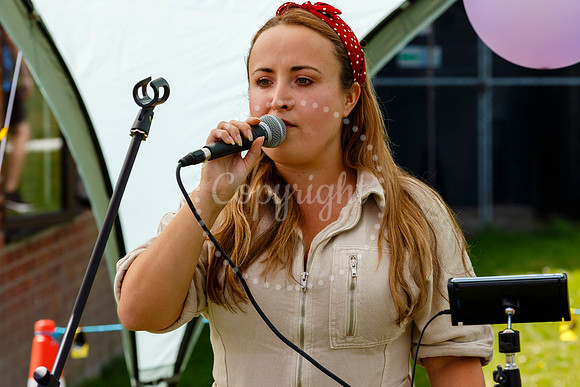 family fun day in aid of Cancer Research UK in Dickleburgh
