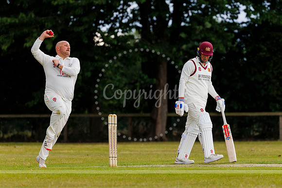 Cricket action from Garboldisham v Fakenham