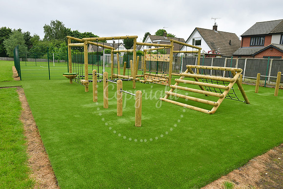 Farnsfield St Michael's primary school, new outdoor area
