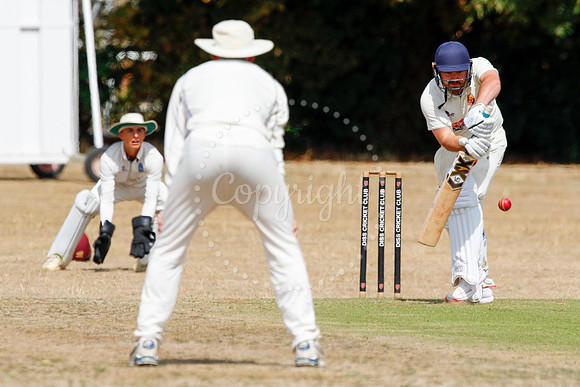 Cricket action from Diss v Cromer
