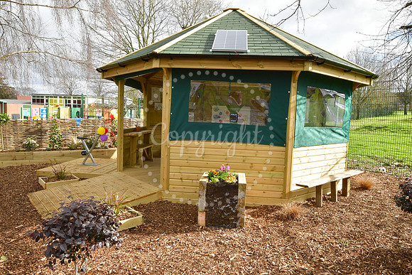 Launch of new outdoor classroom and friendship garden at Codding