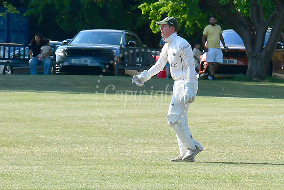 Collingham 1st XI v Attenborough cricket action