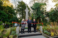 Official unveiling of the war memorial in Harleston