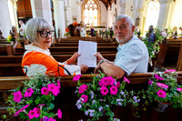Flower festival at St Andrew's Church, Weybread.