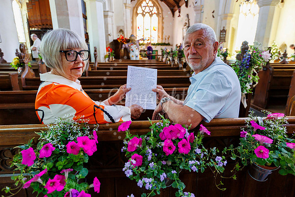 Flower festival at St Andrew's Church, Weybread.