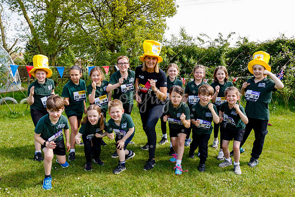 School children at Wortham Primary school are running a mini mar