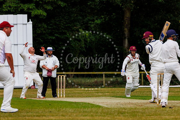 Cricket action from Garboldisham v Fakenham