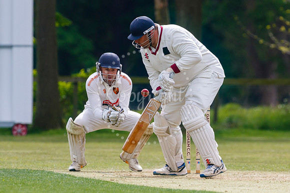 Cricket action from Garboldisham and Diss.