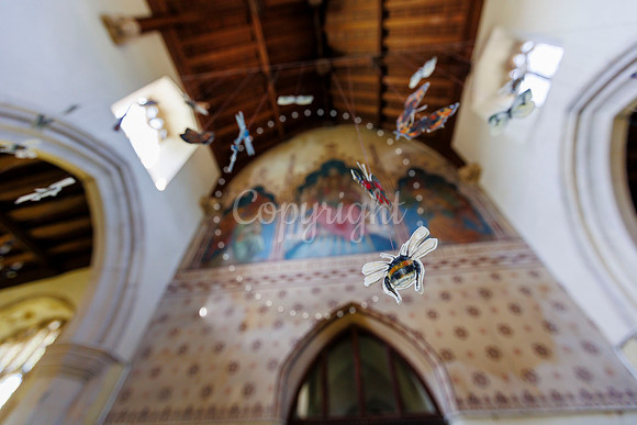 Flower festival at St Andrew's Church, Weybread.
