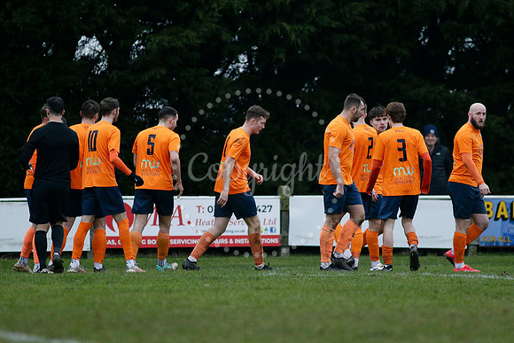 Football action from Diss Town FC vs Parson Drove