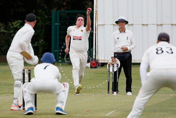 Cricket action from Diss vs Thetford Town
