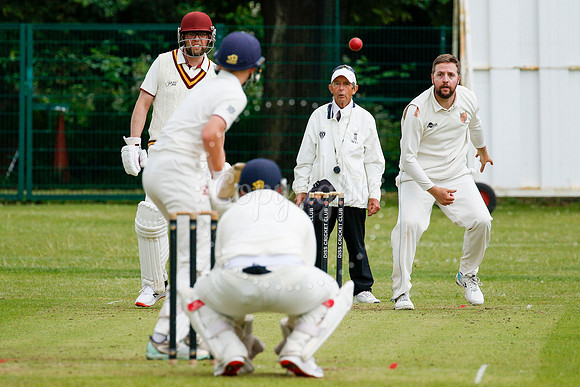 Cricket action from Diss vs Downham Stow II