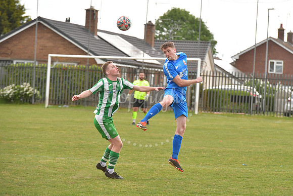 Willie Hall Cup Final. Holy Trinity (Green) v Rose and Crown (Bl