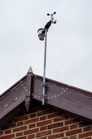 Luke Broom-Lynne of Banham who has a weather station on the roof