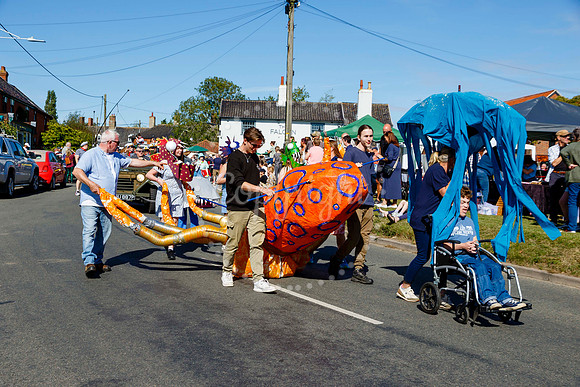 Pulham Market Carnival whose theme this year of ‘Under the Sea
