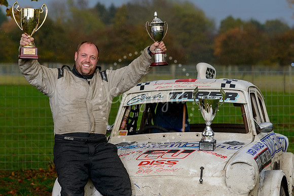 Gavin Taber winner, Classic Hot Rod English points Champion 2018 with his Ford Anglia car.
