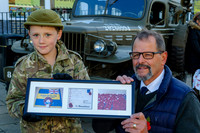 The launch of the Poppy Appeal in Diss Market Place by the Royal British Legion
