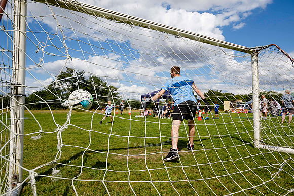 family fun day in aid of Cancer Research UK in Dickleburgh