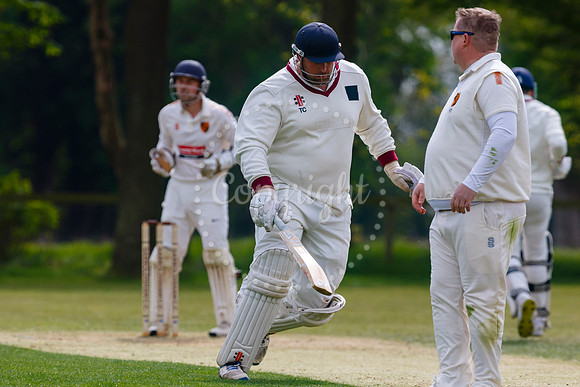 Cricket action from Garboldisham and Diss.