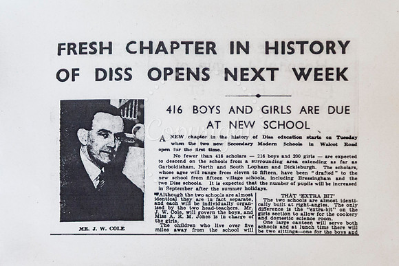 Diss High school celebrated 70 years