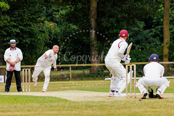 Cricket action from Garboldisham v Fakenham