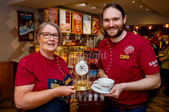 Costa Coffee in Diss celebrates 15 years