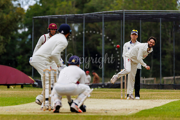 Cricket action from Garboldisham v Fakenham