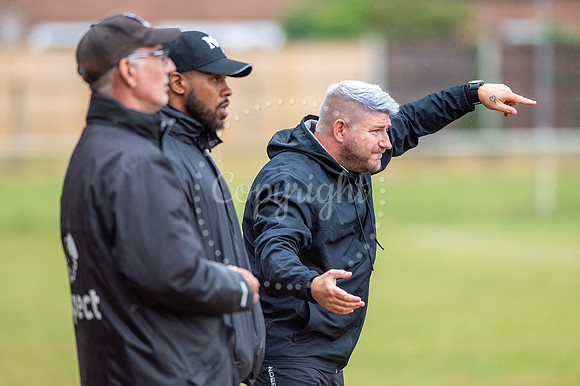 Long Melford v Hullbridge Sports in the FA Vase. Picture by Mark
