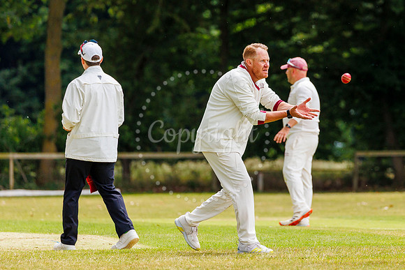 Cricket action from Garboldisham v Fakenham