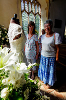 Flower festival at St Andrew's Church, Weybread.