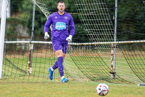 Long Melford v Hullbridge Sports in the FA Vase. Picture by Mark