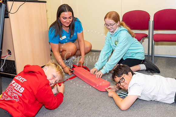 NJ West Suffolk CollegeCrucial Crew..Pupils from Paddocks primary school and Great Heath, Mildenhall. Picture by Mark Westley
