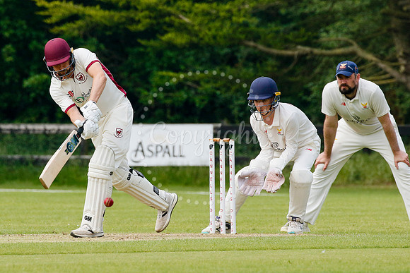 Cricket action from Old Buckenham vs. Great Melton