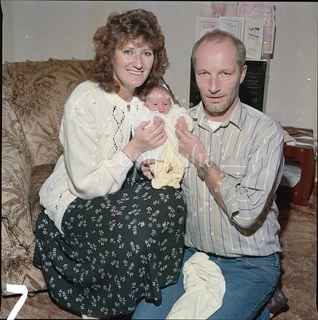 Barry and Liz Jenkins with miracle baby