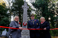 Official unveiling of the war memorial in Harleston