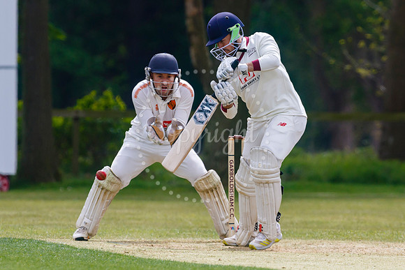 Cricket action from Garboldisham and Diss.