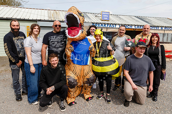 Dinosaur and Bumblebee Half Marathon Run