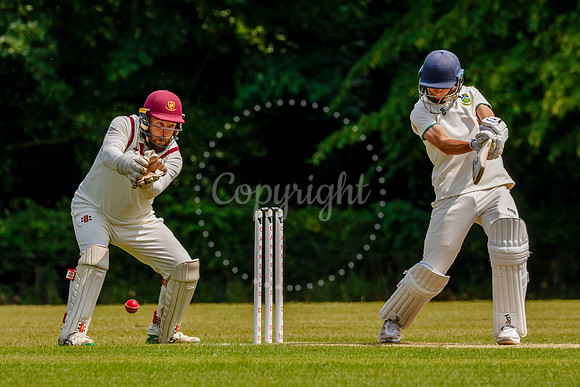 Cricket action from Old Buckenham v Norwich