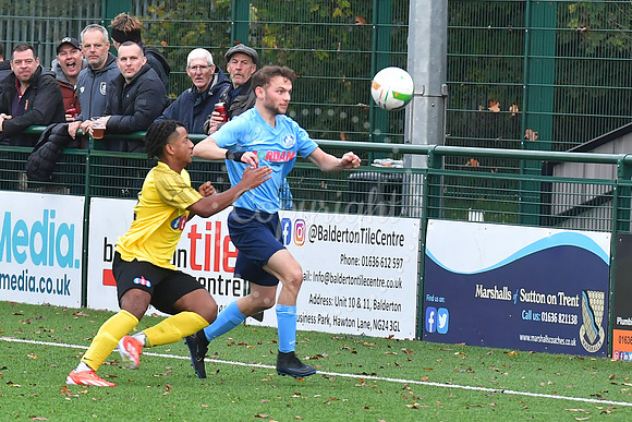 Newark Town  (blue) v Hucknall